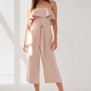 Aritzia Babaton Flutter Jumpsuit in Pink Prima Size 2